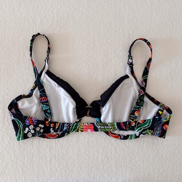 VENUS Midnight Elegance Sally Underwire Ring Bikini Top, size 32DD/34D/36C - Picture 10 of 13